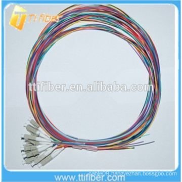 50/125um LC Fiber Optic Pigtail 12 Colors